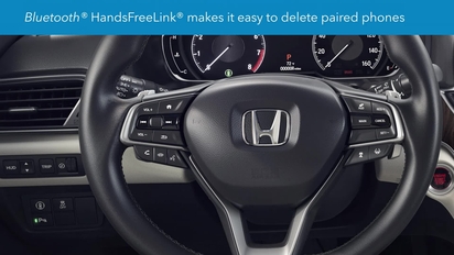 2018 Accord Sedan How To Delete Paired Phones From Bluetooth H