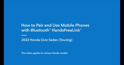 Handsfreelink honda compatible phones clearance