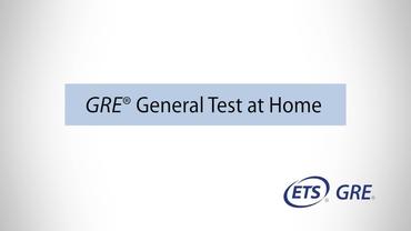 gre at home test experience