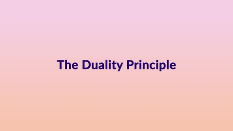 Thumbnail for Applying the dual effect principle