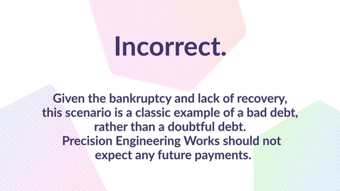 Thumbnail for Identifying bad or doubtful debt