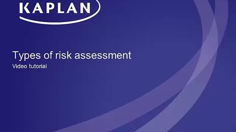 Thumbnail for Types of Risk Assessment