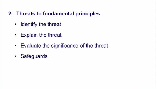 Code of Ethics, Threats to Objectivity and Competence