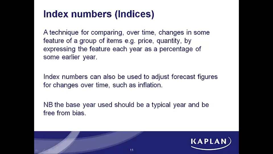 Index Numbers