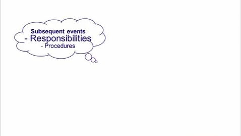 Thumbnail for Subsequent Events