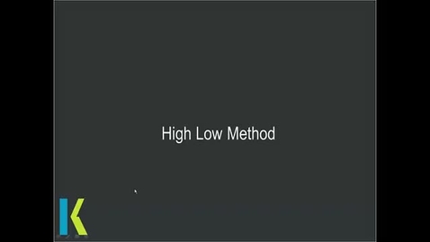 Thumbnail for High Low Method - Technical Recap