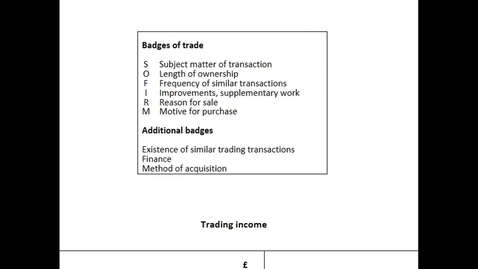 Thumbnail for Badges of trade