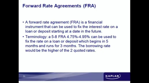 Thumbnail for Forward Rate Agreement Interest Rate