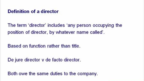 Thumbnail for Definition and Types of Directors