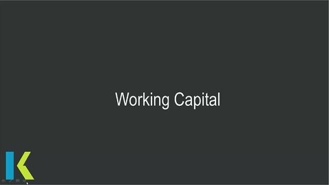 Thumbnail for Working Capital - Technical Recap