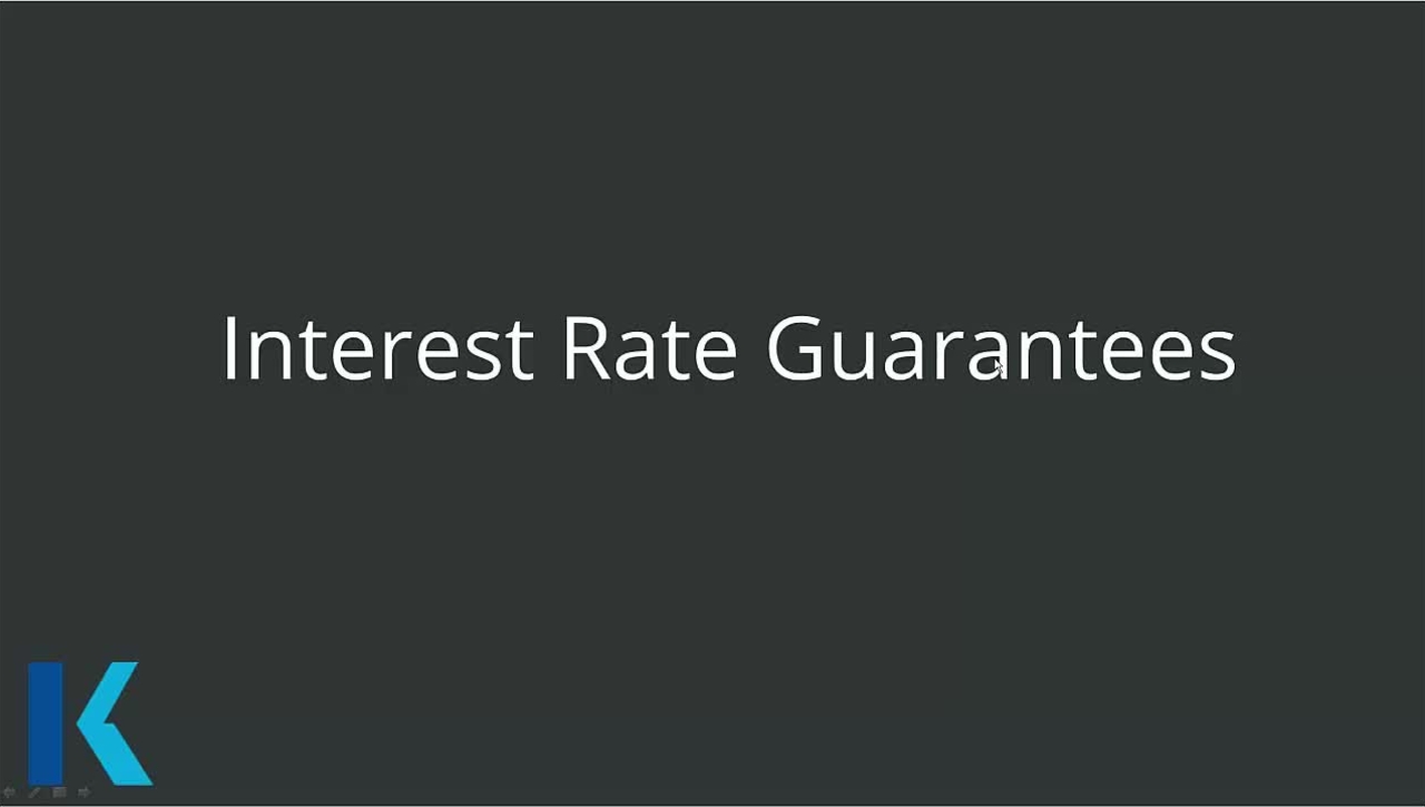 Interest rate guarantees (IRG)