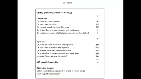 Thumbnail for VAT liability