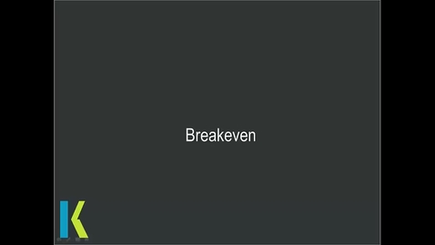 Thumbnail for Breakeven Analysis Technical Recap