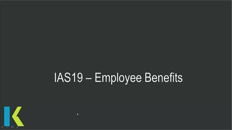 Thumbnail for IAS 19 Employee Benefits - Technical Recap