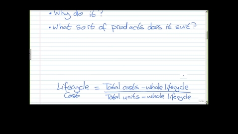 Thumbnail for Lifecycle Costing