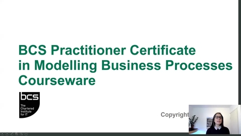 Thumbnail for The Context for Business Process Modelling