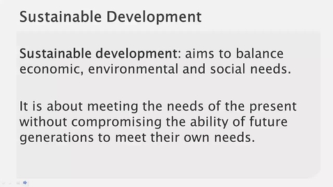 Thumbnail for Sustainable Development