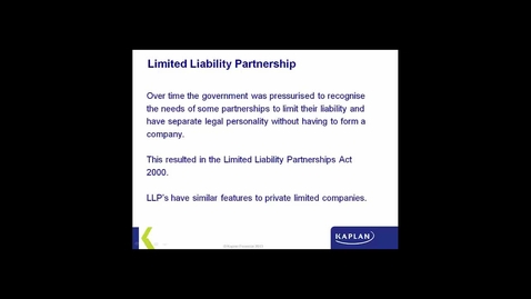 Thumbnail for Limited Liability Partnerships (LLPs) and key differences from General Partnerships