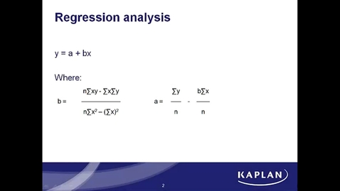 Thumbnail for Regression Analysis