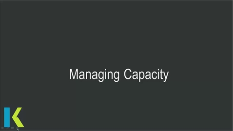 Thumbnail for Capacity Management - Technical recap