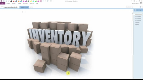 Thumbnail for Inventory Control - Reorder Level