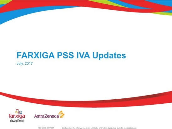 entry 3 IVA Update FARXIGA August 2017 Message PSS