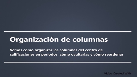 Miniatura para Organización de columnas