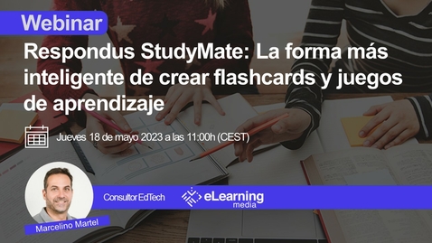 Miniatura para la entrada Respondus StudyMate: La forma más inteligente de crear flashcards y juegos de aprendizaje