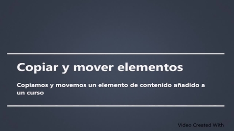 Miniatura para la entrada Copiar y mover elementos