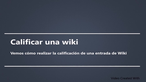 Miniatura para Calificar wikis