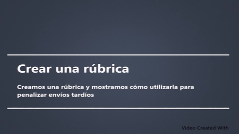 Miniatura para Creación de rúbricas