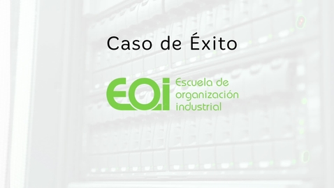 Miniatura para la entrada Caso de éxito EOI: Blackboard y eLearning Media