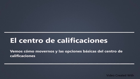 Miniatura para El centro de calificaciones