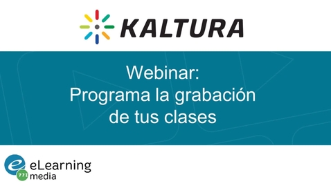Miniatura para Webinar - Programa la grabación de tus clases