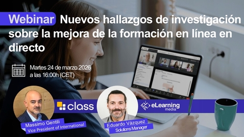 Miniatura para Nuevos hallazgos de investigación sobre la mejora de la formación en línea en directo