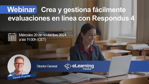 Miniatura para Crea y gestiona fácilmente evaluaciones en línea con Respondus 4