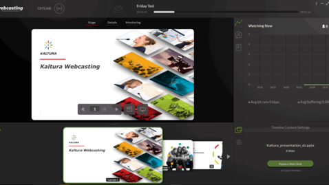 Thumbnail for Webcasting Event for Docs