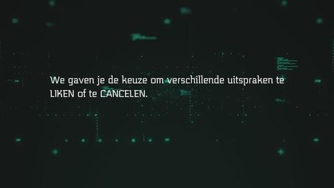 Thumbnail for Like of Cancel - Doe jij mee aan de cancel cultuur? Doe de test! | Week van de Mediawijsheid