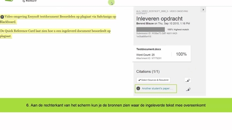Thumbnail for Blackboard - Beoordelen op plagiaat