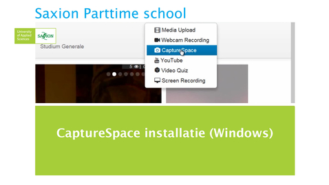 Thumbnail for CaptureSpace installatie (Windows)