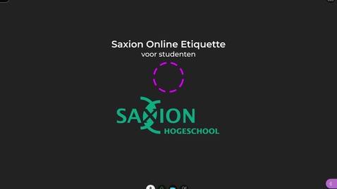 Thumbnail for entry Saxion_Studenten Online Etiquette