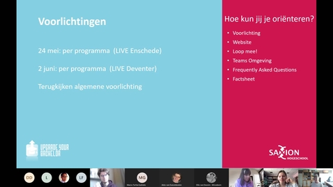 Thumbnail for Clip of NL Top Talent voorlichting - Question &amp; Answer sessie 24 maart 2022