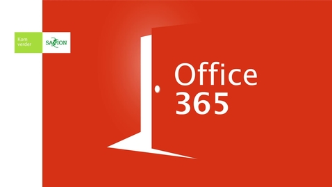 Thumbnail for Office 365 - Zo doen wij dat bij Saxion!
