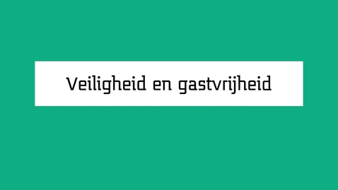 Thumbnail for Animatie Veiligheid en gastvrijheid