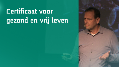 Thumbnail for Robin Koops: Certificaat voor gezond en vrij leven