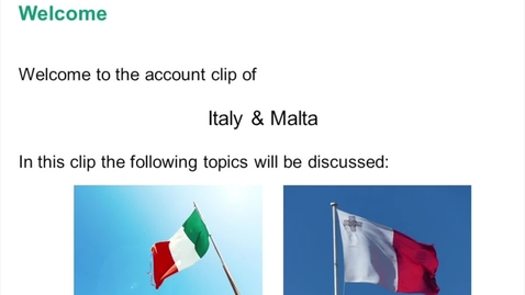 Thumbnail for entry HBS Accountclip Italy &amp; Malta