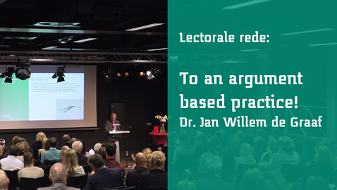 Thumbnail for entry Lectorale rede van Jan Willem de Graaf