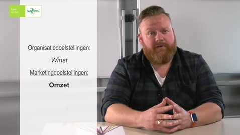 Thumbnail for videocollege 12 Marketingdoelstelling