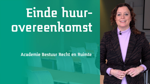 Thumbnail for Kennisclip - Einde huurovereenkomst