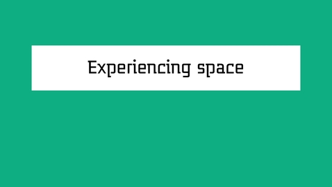 Thumbnail for Animation Experiencing space